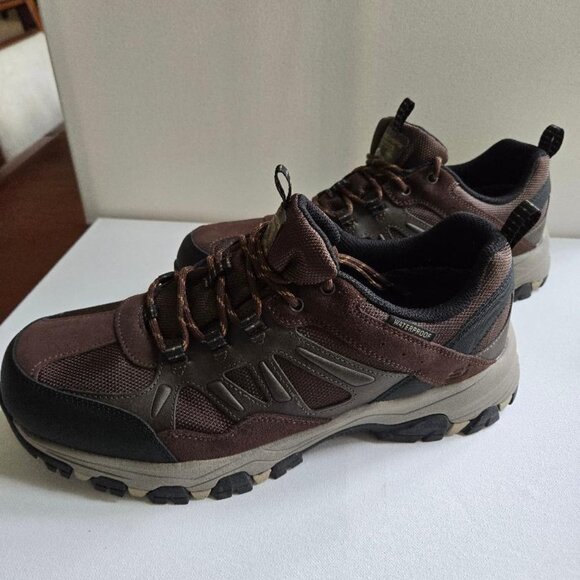 SKECHERS Mens Selmen-Enago Hiking Waterproof Shoe Brown main image 5
